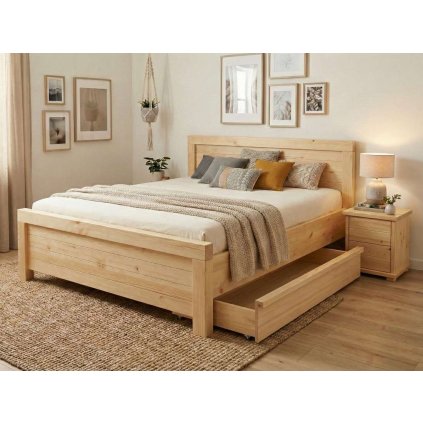 Úložný prostor 3/4 pod postel Mega supra