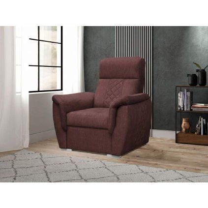 Křeslo Boston - vínová