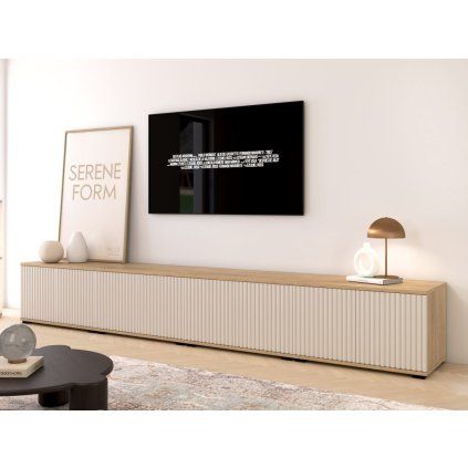 TV stolek Bello 280 cm - dub/kašmír