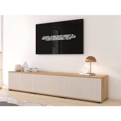 TV stolek Bello 210 cm - dub/kašmír