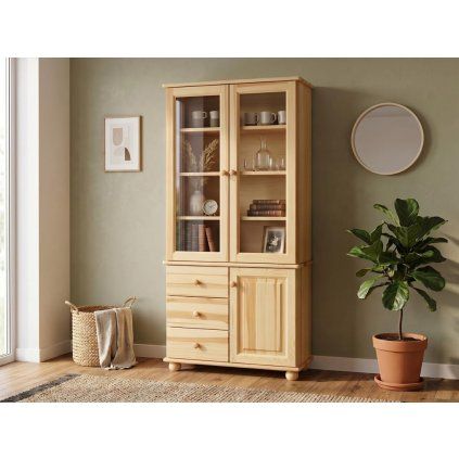 Knihovna DR 42 - masiv borovice