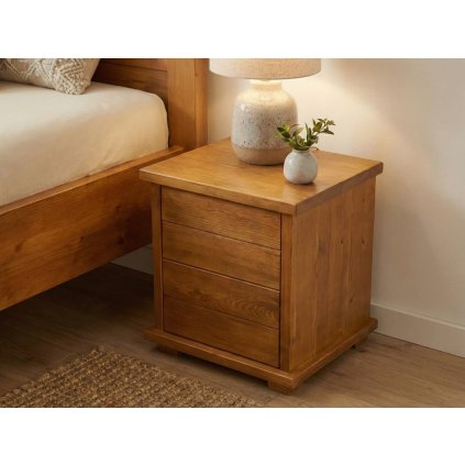 Noční stolek Mega Supra - masiv borovice