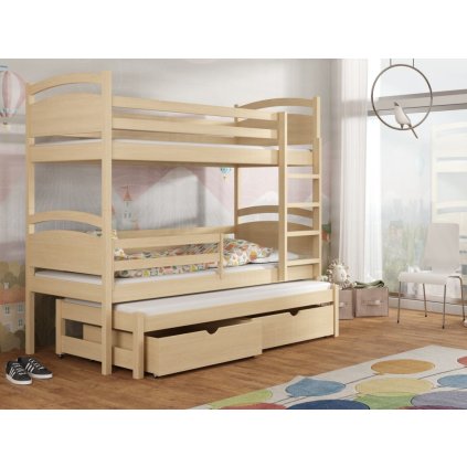 Patrová postel pro tři Mája 2