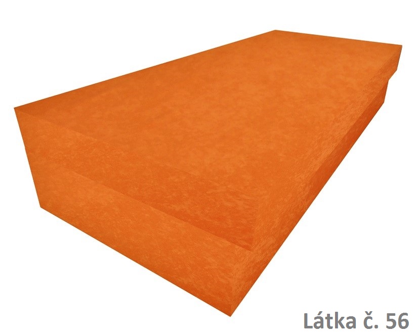 Zvýšená válenda Ivan Lux s úložným prostorem - mikroplyš 120x200, Barva látky: č. 56