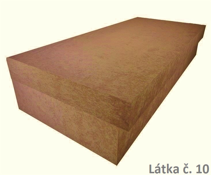 Zvýšená válenda Ivan Lux s úložným prostorem - mikroplyš 120x200, Barva látky: č. 10
