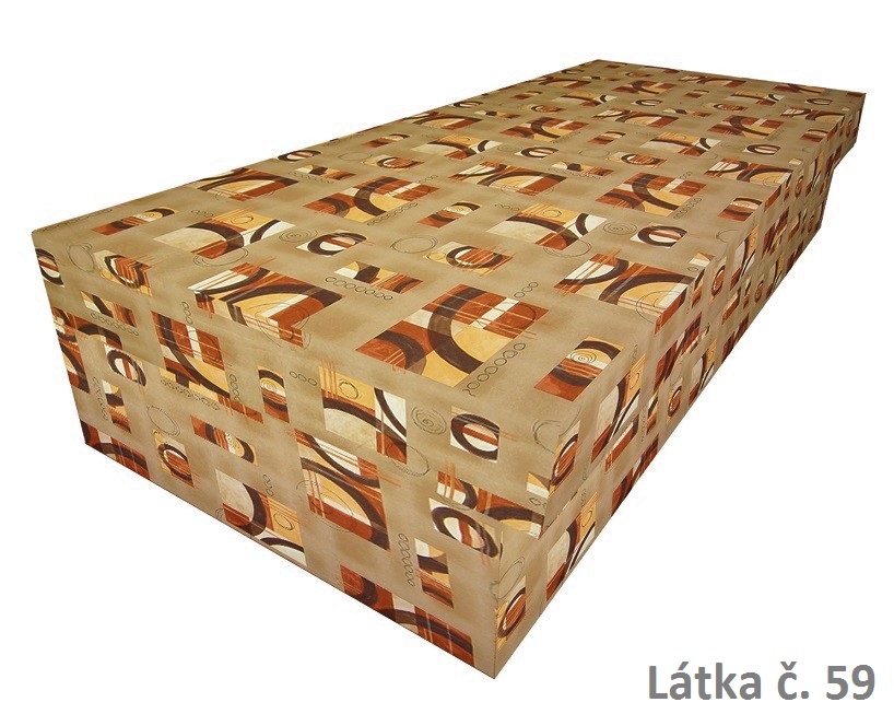 Válenda Ivan - mikroplyš 120x200, Barva látky: č. 59