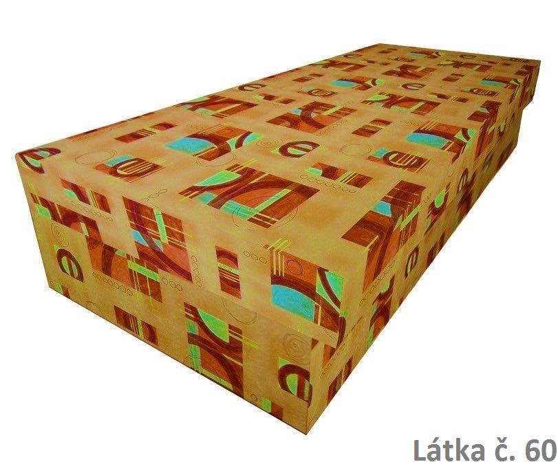 Válenda Ivan - mikroplyš 120x200, Barva látky: č. 60