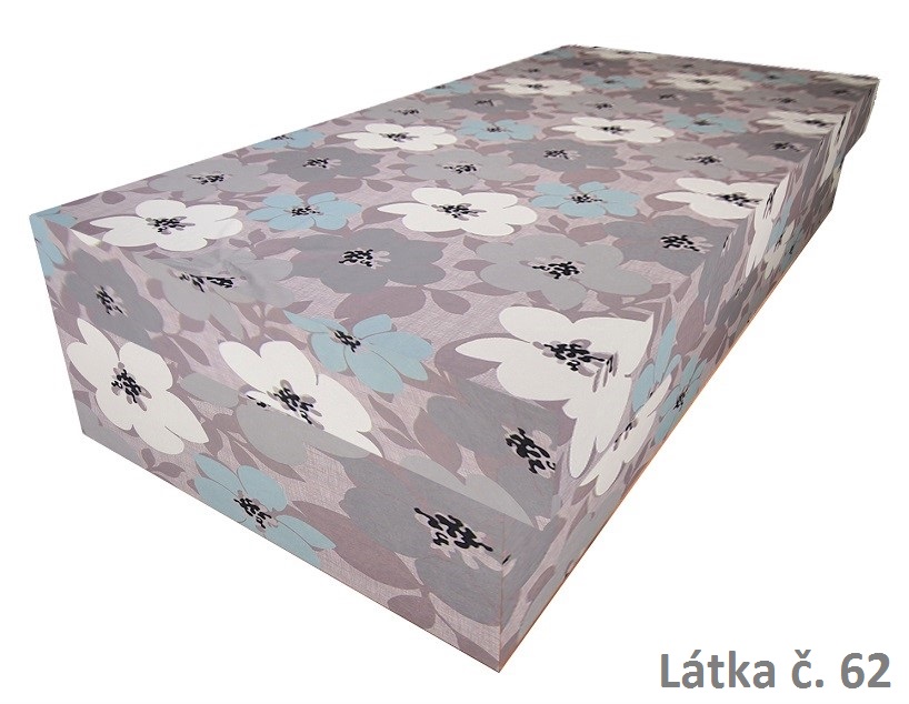 Válenda Ivan - mikroplyš 120x200, Barva látky: č. 62