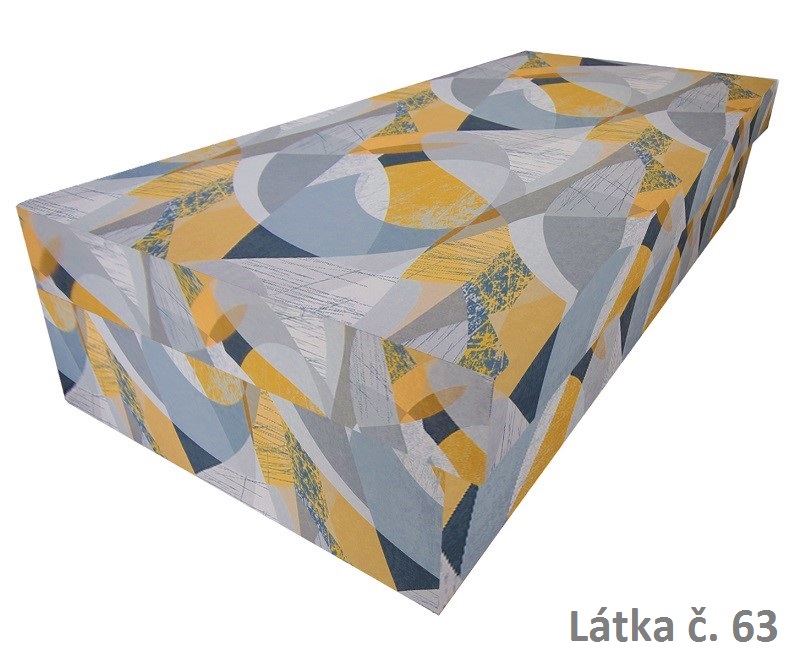 Válenda Ivan - mikroplyš 120x200, Barva látky: č. 63