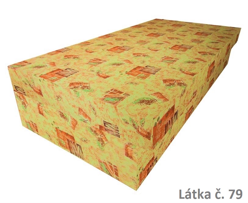 Válenda Ivan - mikroplyš 120x200, Barva látky: č. 79