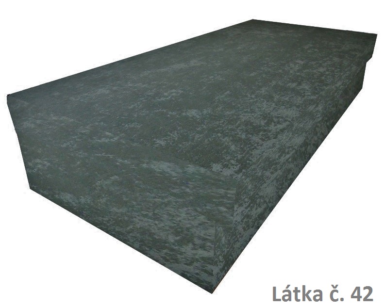 Válenda Ivan - mikroplyš 120x200, Barva látky: č. 42