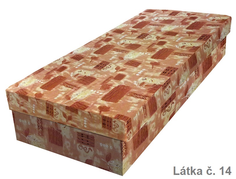 Zvýšená válenda Ivan - bavlna 120x200, Barva látky: č. 14
