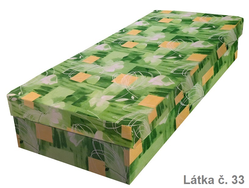 Zvýšená válenda Ivan - bavlna 120x200, Barva látky: č. 33