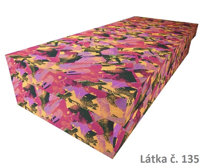 Zvýšená válenda Ivan Lux s úložným prostorem - bavlna 120x200, Barva látky: č. 135
