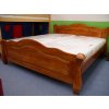 Manželská postel Ludvík - masiv borovice