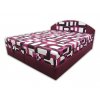 Čalouněná postel s úložným prostorem - Vanda - fialová