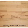 jádrový masiv buk přírodní