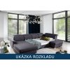 Rohová rozkládací sedačka Evanell rozklad