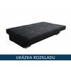 Rozkládací pohovka s úložným prostorem Axel ROZKLAD