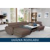 Rozkládací sedací souprava do U - Josette Sawana 14