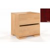 Noční stolek masiv buk Sandemo 2S - teak - výprodej
