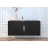 Černá komoda Merlin 4D