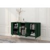 Zelená komoda Merlin 4D