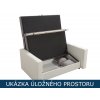 Sedačka Smart 2 – otevřený úložný prostor na ložní prádlo