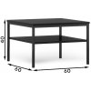 Konferenční stolek Lanzzi - černý rozměry