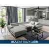 Rohová sedací souprava do U - Lacante - rozklad