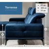 Rohová sedací souprava Torrense