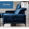Rohová sedací souprava Torrense