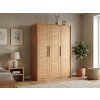 Šatní skříň Timo III - masiv buk