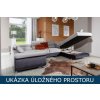Rozkládací sedací souprava do U Letto úložný prostor