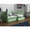 Zelená dětská postel Atreus – umístění v pokojíčku