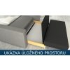 Pohovka Wave - úložný prostor