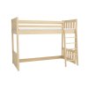 Postel horní spaní Alvin v přírodním provedení – levý šikmý pohled na horní lůžko