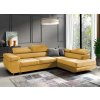 Rohová sedací souprava do L žlutá Lily Kronos 11 – pravá varianta