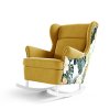 Houpací křeslo Lorenzo - Žlutá