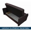 Pohovka s úložným prostorem Mora – ukázka úložného prostoru Monolith 37