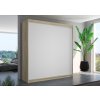 Šatní skříň s posuvnými dveřmi Terecia - 200 cm - sonoma/bílá