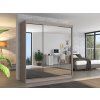 Šatní skříň s posuvnými dveřmi Austin - 200 cm - Kašmír