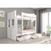 Patrová postel Arta - 80x180 cm bílá