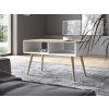 Konferenční stolek Sana - Bílá/Sonoma