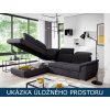 Rohová sedací souprava Loreto - Inari 96 úložný prostor