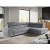 Šedá rohová sedací souprava do L Monolith 85 Horizonte – lenoška vpravo