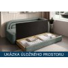 Pohovka Fabillo – otevřený úložný prostor