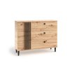 Komoda Livia 1D3S - dub Artisan