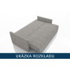 Rozkládací pohovka Bianka Lambi 10 – rozkládání na lůžko