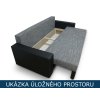 Pohovka Aria – Berlin 02/Madryt 9100 s otevřeným úložným prostorem